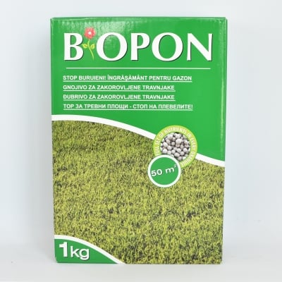 Биопон - Гранулиран тор за тревна площ - стоп на плевелите 